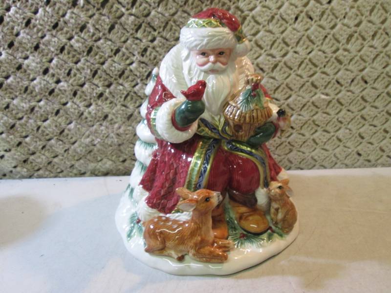 Fitz and Floyd Santa Cookie Jar  FS...