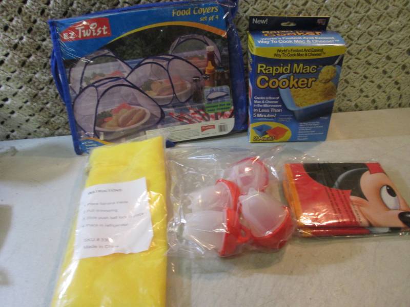 Rapid Mac Cooker, 4pc Food Covers E...