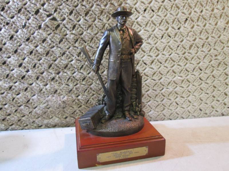 The Marshal Statue on Wood Base 12...