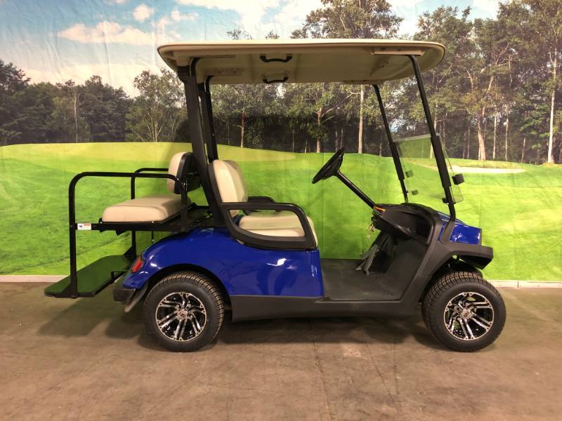 2014 Blue Havoc Elite 4 Passenger Yamaha Golf Cart