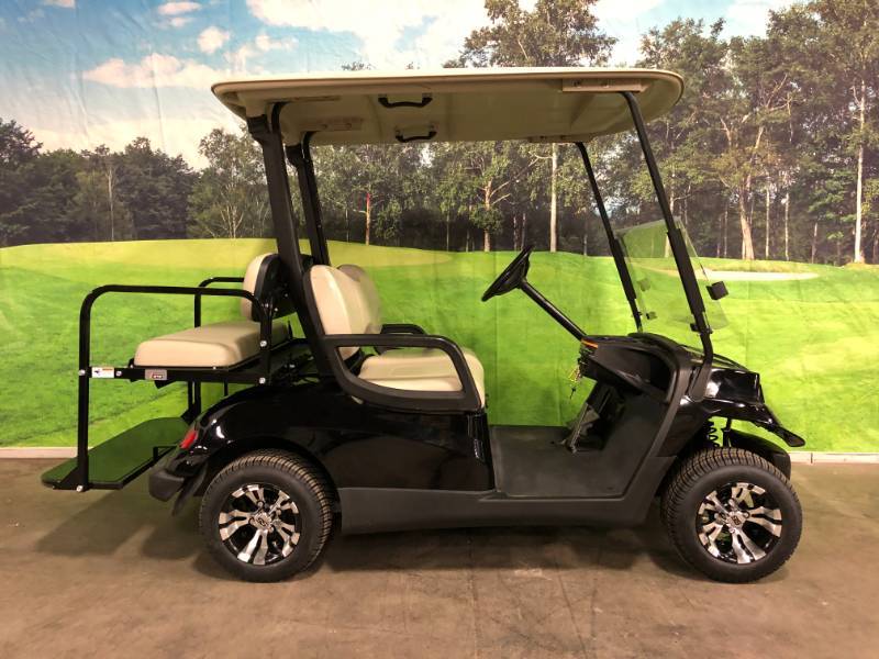 2014 Black Havoc Elite Street Yamaha Drive Electric Golf Cart