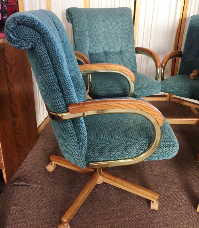 CHROMECRAFT ROLLING CHAIRS