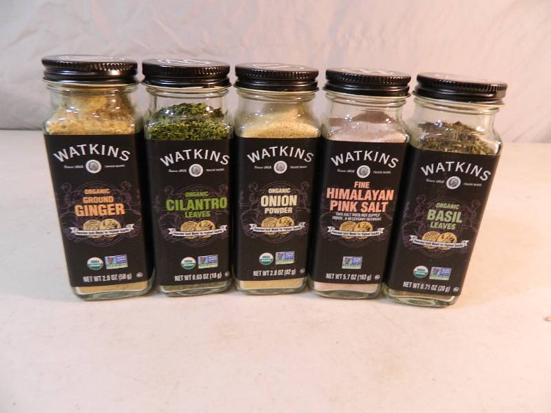 lot 46 image: 5 New Watkins Spices