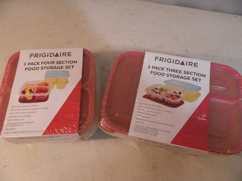 lot 100 image: 2 New Frigidaire Food Storage Sets