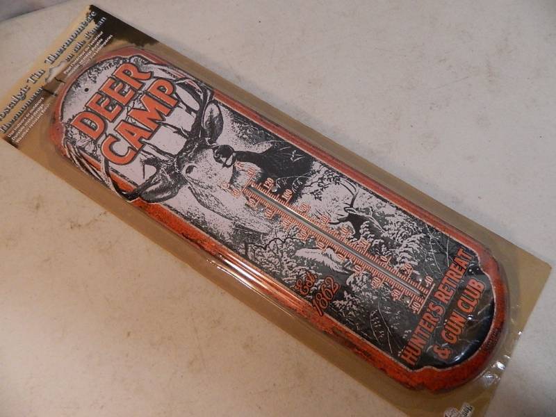 lot 130 image: New Tin Deer Thermometer