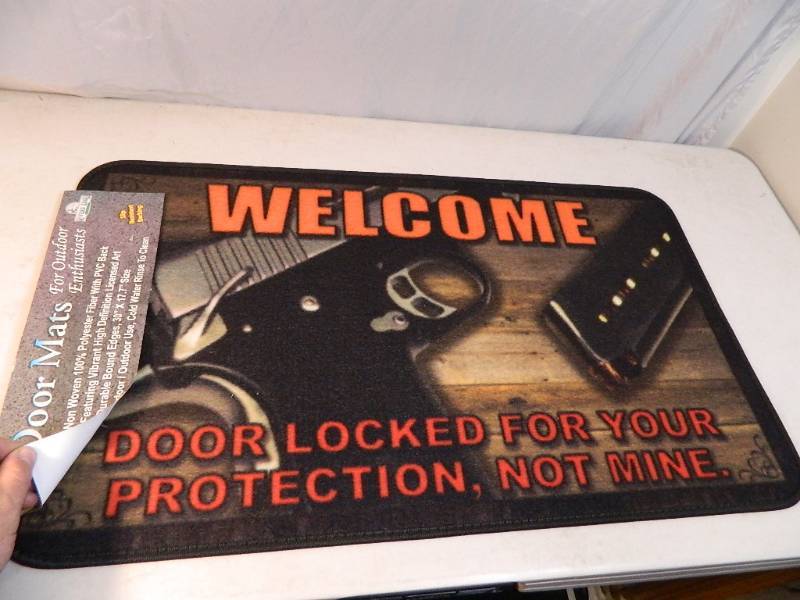 lot 132 image: New Gun Door Mat