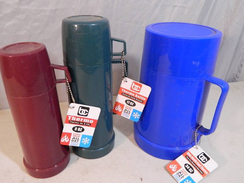 lot 139 image: 3 New Assorted Thermos