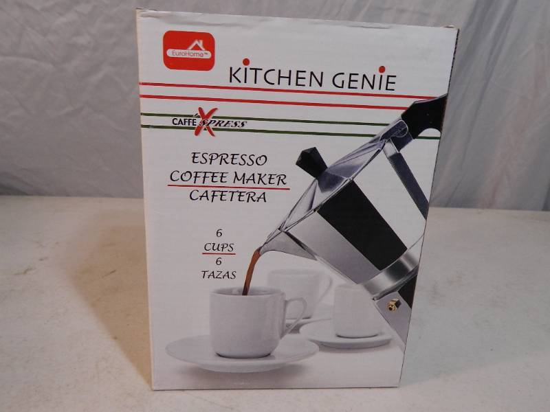 lot 141 image: New 6 Cup Espresso Maker