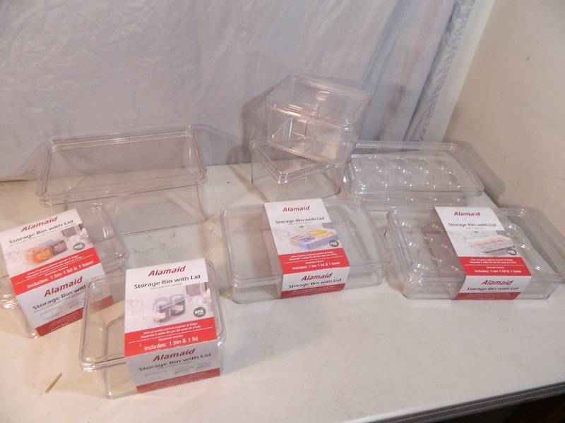 lot 150 image: 8 New Fridge and Pantry Organizers