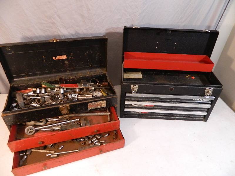 lot 187 image: Toolboxes and Tools