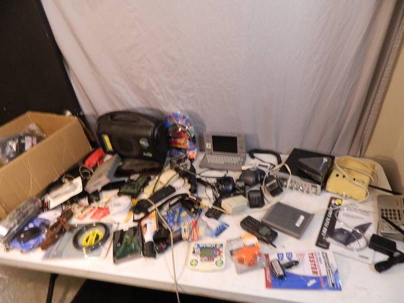 lot 210 image: Vintage Paperboy Game and Assorted Electronics