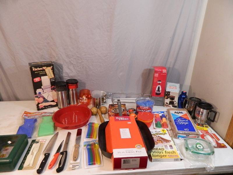 lot 217 image: New Pan, Kitchen Items, More