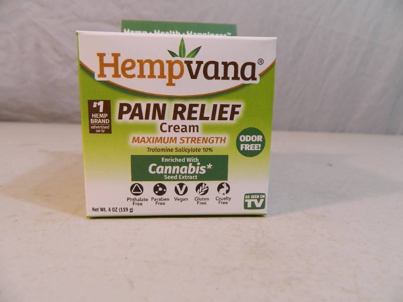 lot 18 image: New Hempvana Pain Relief Cream