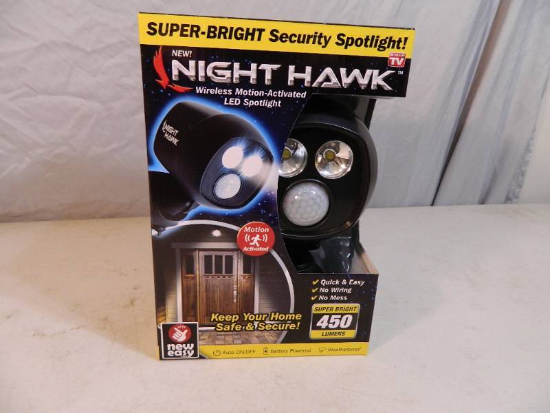 lot 30 image: New Night Hawk Motion Activated Solar Light