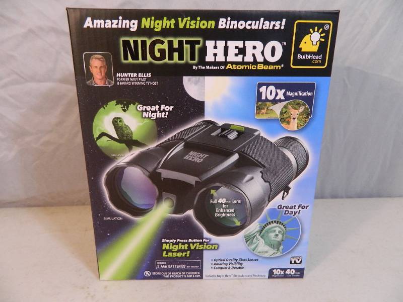 lot 38 image: New Night Hero Night Vision Binoculars