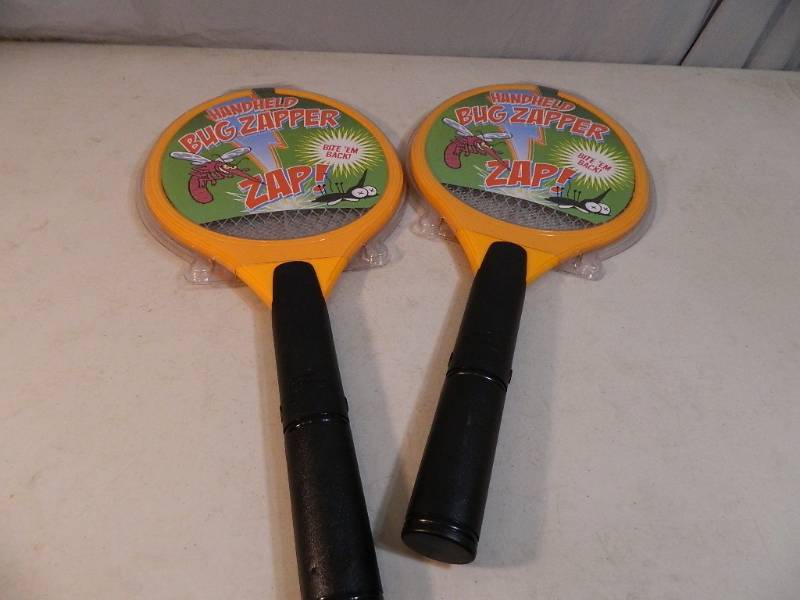 lot 55 image: 2 New Handheld Bug Zappers