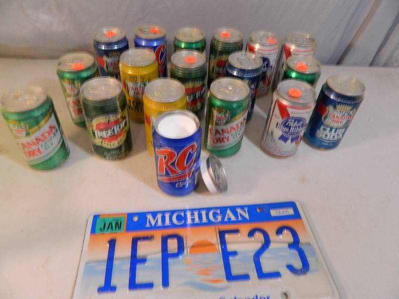 lot 79 image: License Plate and Can Safes