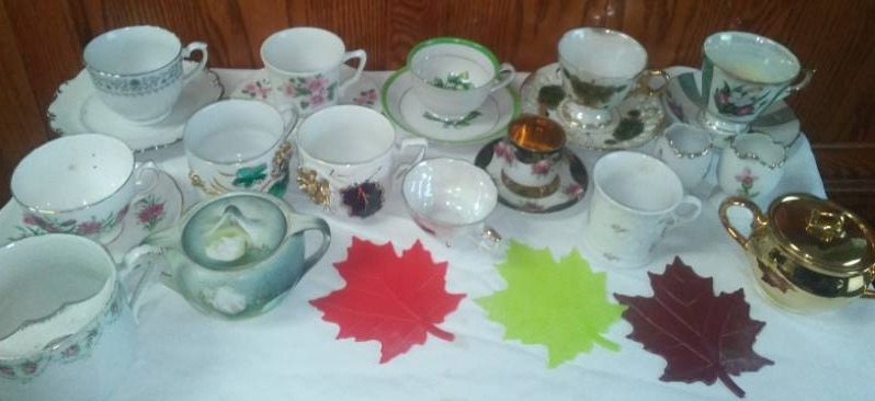 lot 1 image: China porcelain Cups, Saucers and more.