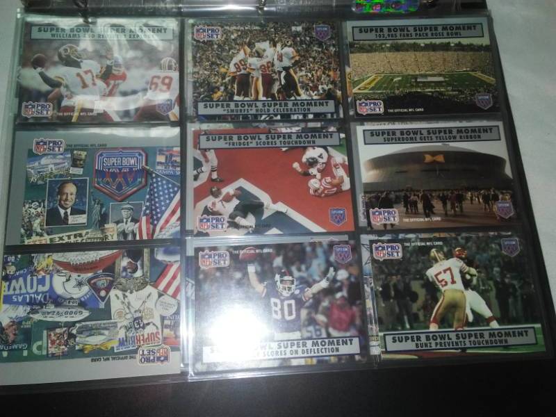lot 65 image: Super Bowl Supermen Cards  more