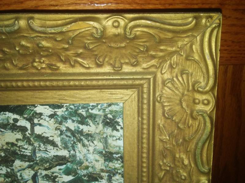 lot 82 image: 2 Vintage Nature Paintings