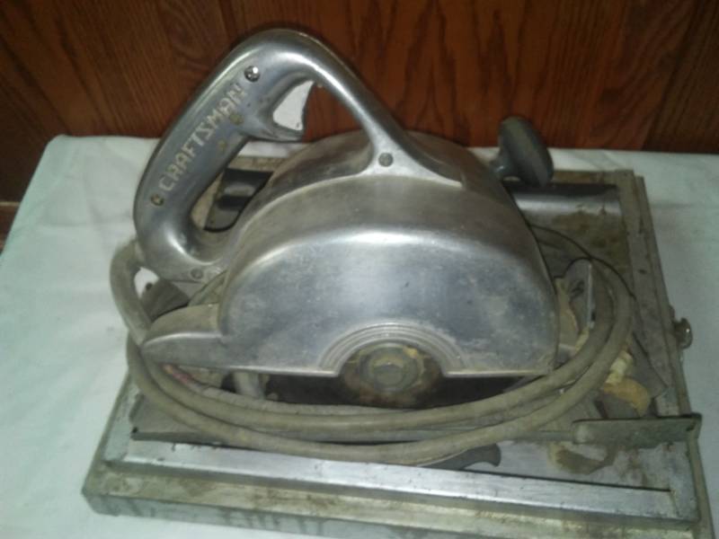 lot 87 image: Craftsman electric circular saw in original case
