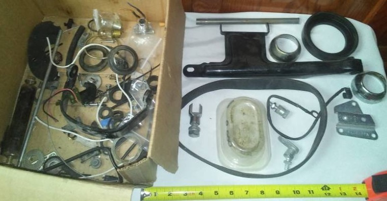 lot 160 image: Misc. motorcycle Parts.