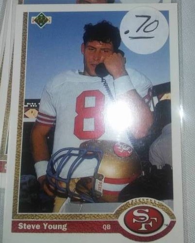 lot 187 image: NFL  1991 Team NFL Superstar Cards excellent duplicates.