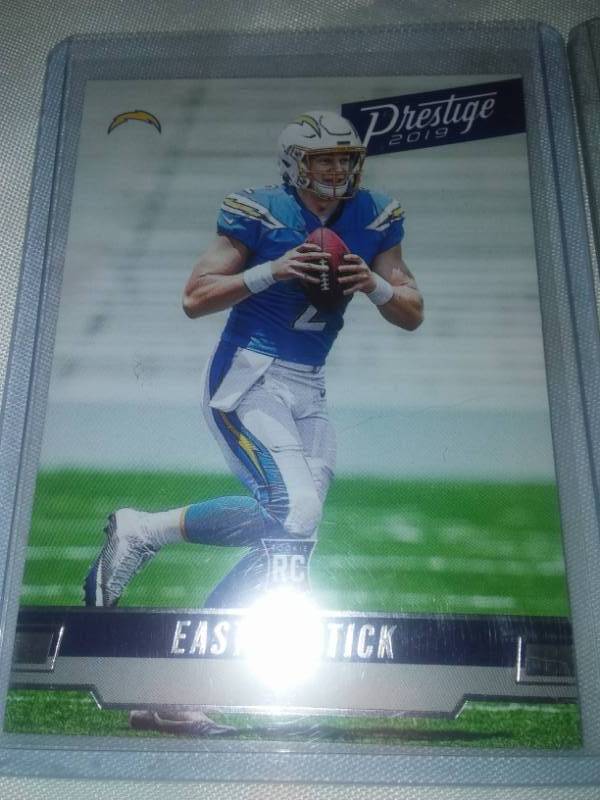 lot 196 image: Easton Stick Rookie Card L.A. Chargers NFL NDSU Bison