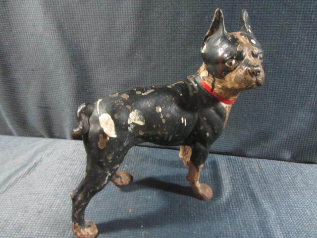 lot 201 image: Antique Bulldog Door Stop