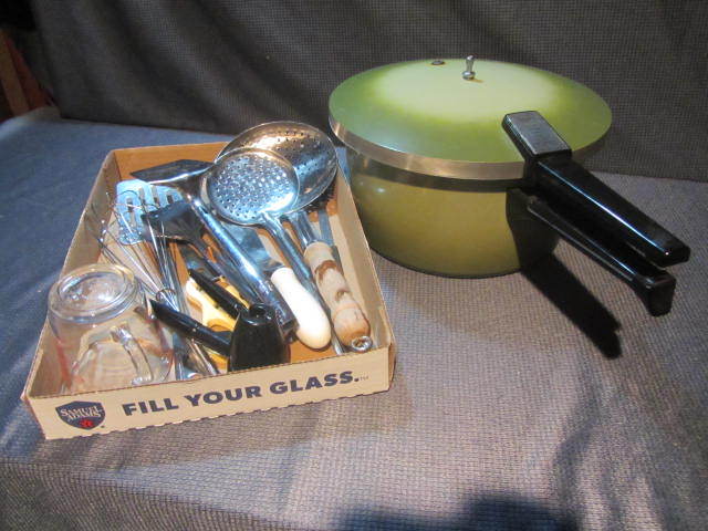 lot 243 image: Pressure Kettle, Utensils