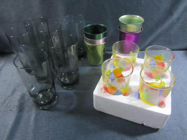 lot 170 image: Glasses - Aluminum, Smoked