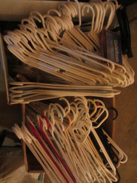 lot 346 image: Hangers, Cedar Blocks