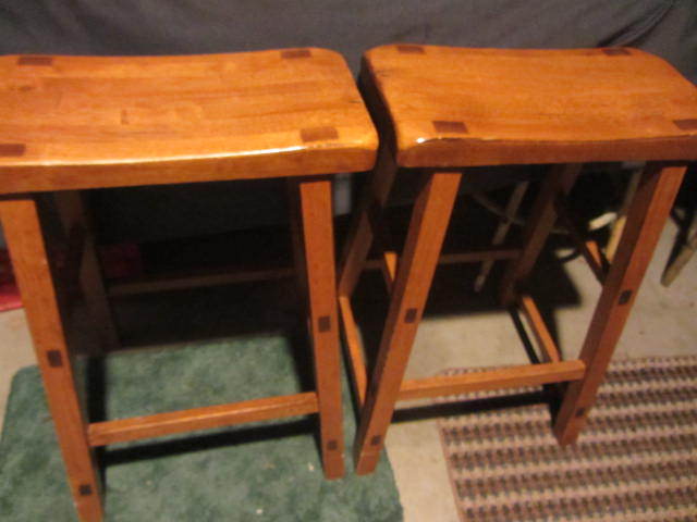 lot 353 image: Wooden Stools