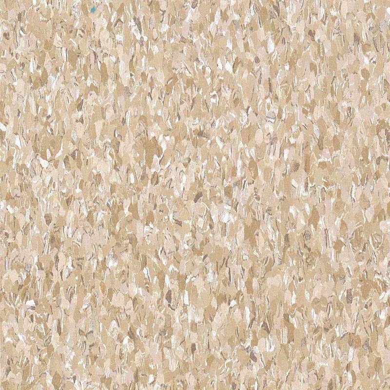 lot 133 image: Armstrong Imperial Texture VCT 12 x 12 Cottage Tan Standard Excelon Commercial Vinyl Tile (45 sq. ft.  case) 51830031.
