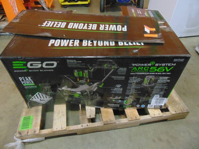 lot 344 image: EGO 21 in. 56-Volt Lithium-ion Single Stage Electric Snow Blower SNT2102