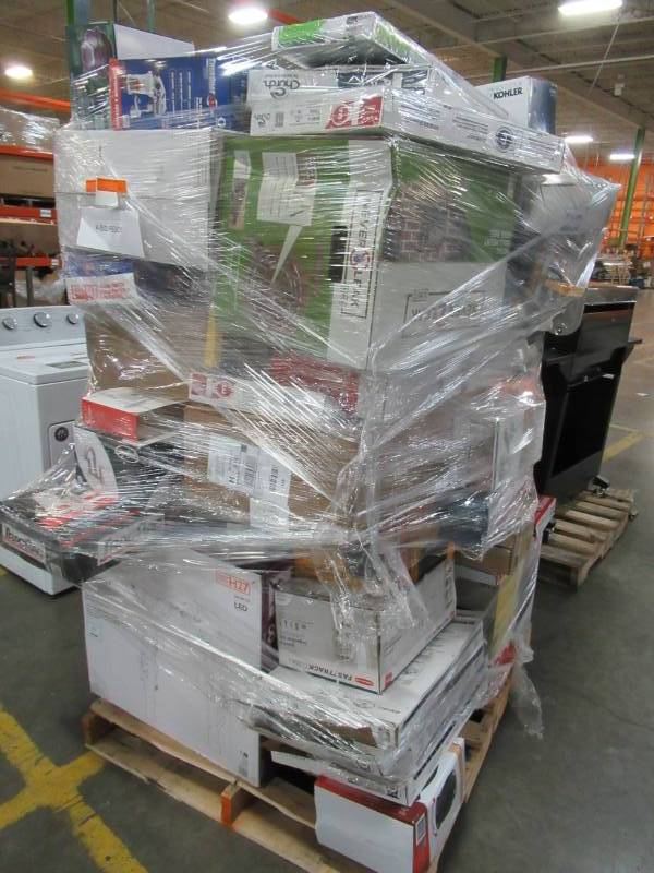 lot 112 image: WHOLESALE MIXED PALLET OF RETURNS - TOOLS AND HOUSEWARES