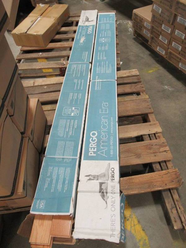 lot 122 image: Approximately 2 Cases of Pergo American Era 3.25-in Natural Oak Solid Hardwood Flooring (17.6-sq ftcase) LSAR43-10