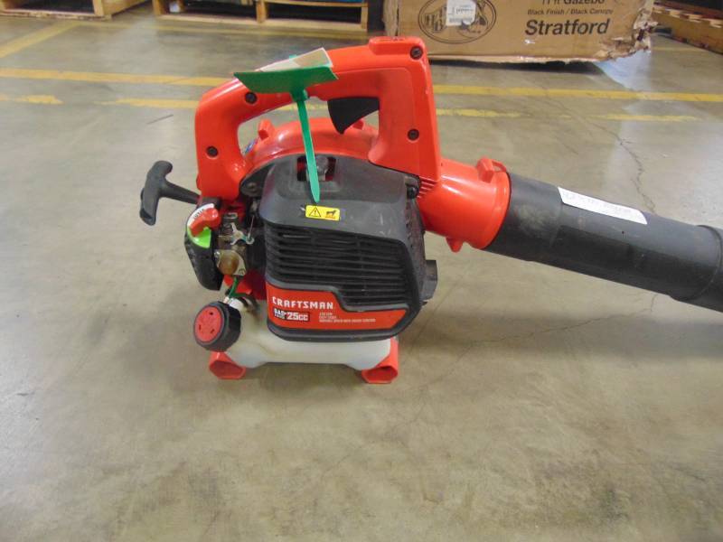 lot 381 image: CRAFTSMAN 25-cc 2-cycle 200-MPH 430-CFM Medium-duty Handheld Gas Leaf Blower 41AR25BL793
