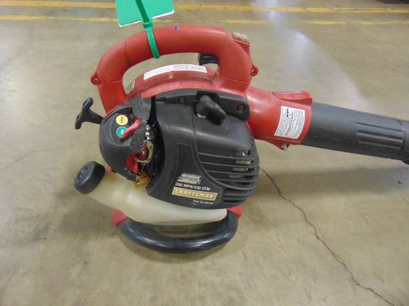 lot 383 image: CRAFTSMAN 25-cc 2-cycle 200-MPH 430-CFM Medium-duty Handheld Gas Leaf Blower 41AR25BL793