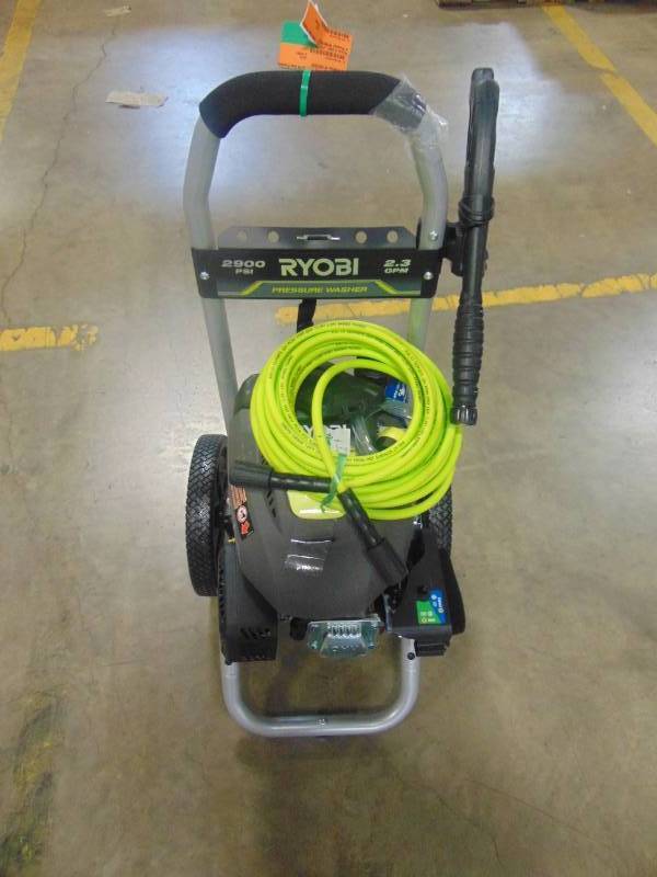 lot 385 image: Ryobi 2,900-PSI 2.3-GPM Gas Pressure Washer RY802900