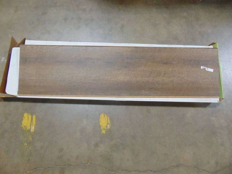 lot 401 image: Cap A Tread Sawcut DakotaSawcut Pacific 47 in. L x 12-18 in. D x 1-1116 in. H Vinyl Left Return to Cover Stairs 1 in. Thick 016273510
