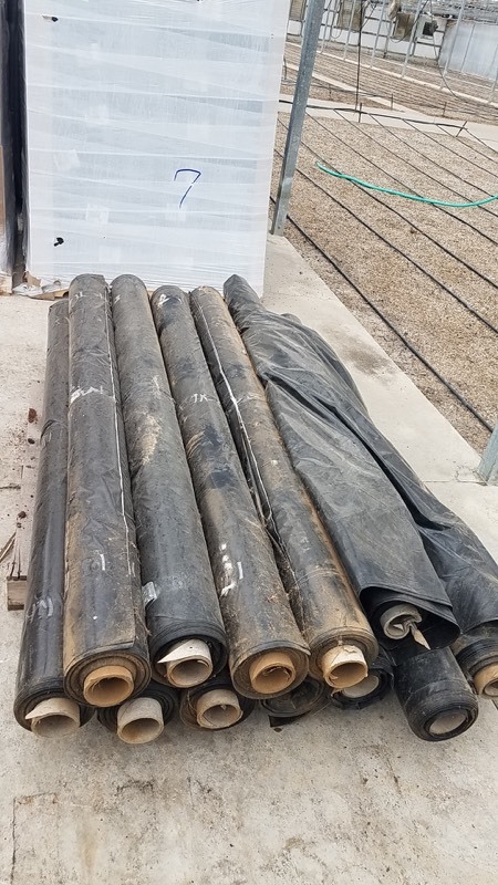 (12) Rolls Of 40x100 BlackWhite Poly