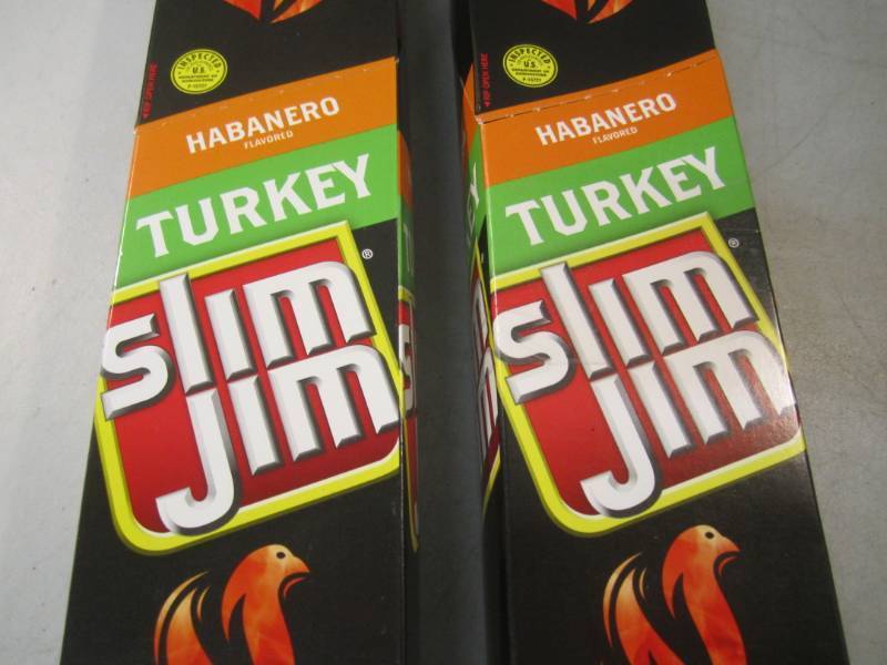 lot 46 image: 2 Box of 24 each Slim Jim Snack Sti...