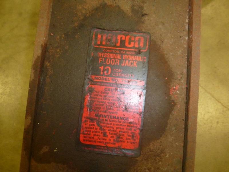Hydraulic Floor Jack Ncs Bernicks Pepsi Fleet Management 2