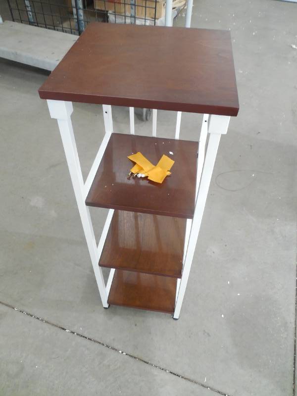 lot 6 image: Silverwood Mixed Material Bathroom 12 in. W 4-Tier Etagere in White