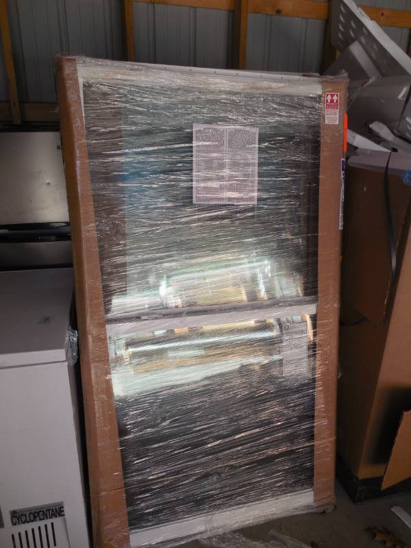 lot 30 image: ReliaBilt 3100 Vinyl Egress Replacement White Exterior Single Hung Window (Rough Opening 36-in x 62-in Actual 35.5-in x 61.5-in)
