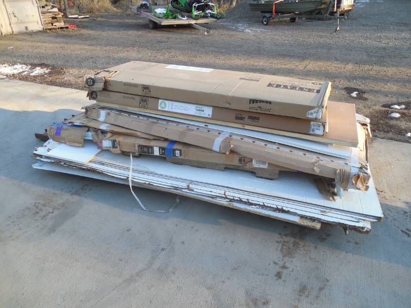 lot 61 image: Pallet lot of Doors, Paneling, Misc.