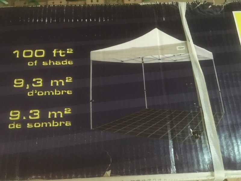 lot 124 image: Caravan Sports 10 ft. x 10 ft. Titanshade Canopy- not used