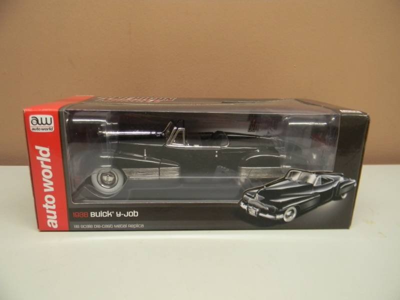 lot 44 image: AMERICAN MUSCLE LIMITED EDITION 1 OF 1002 - 1938 BUIK Y-JOB 118 SCALE DIE-CAST METAL REPLICA - NEW IN BOX - AWESOME PIECE - SEE PICTURES