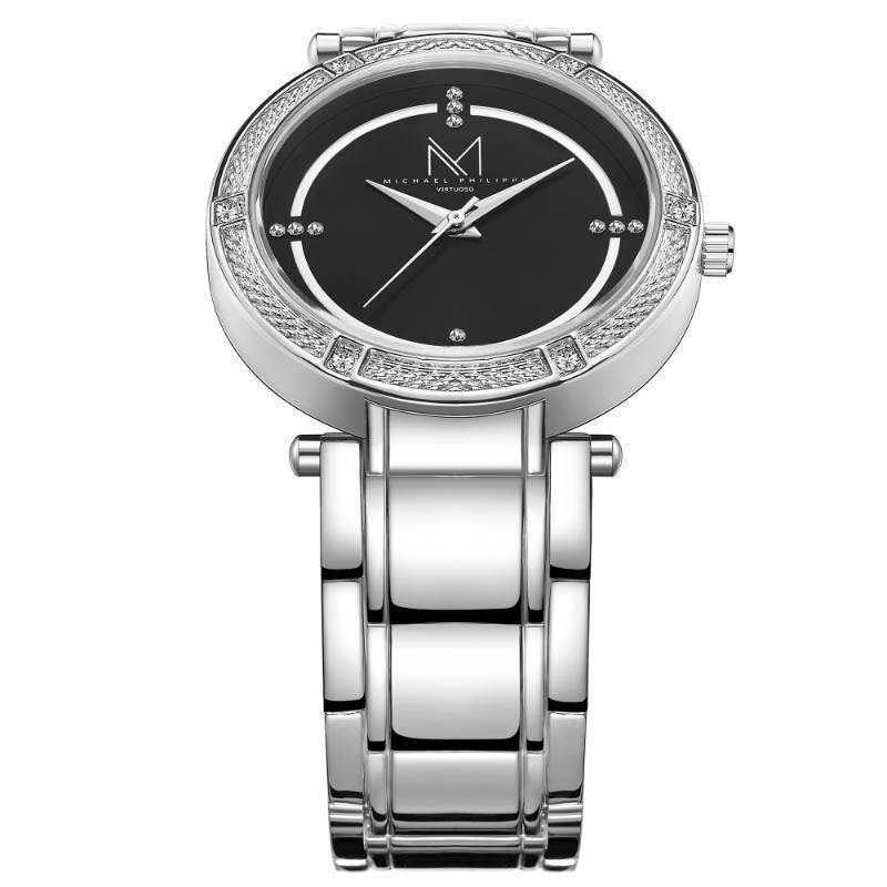 lot 76 image: Womans Virtuoso  38mm Steel Link Bracelet Yin Silver